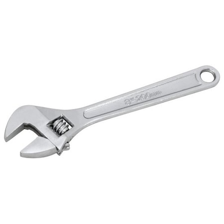 Performance Tool 8 In Adjustable Wrench, W8C W8C